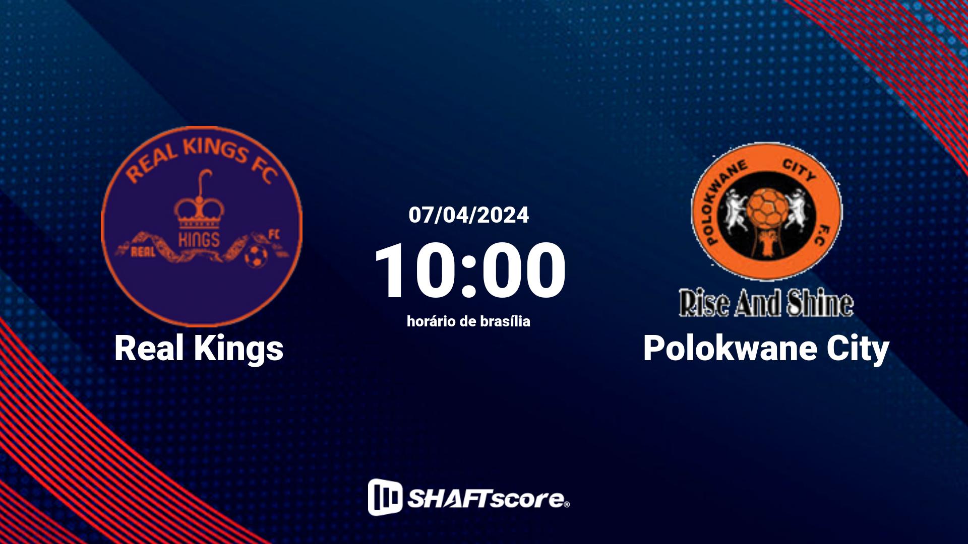 Estatísticas do jogo Real Kings vs Polokwane City 07.04 10:00