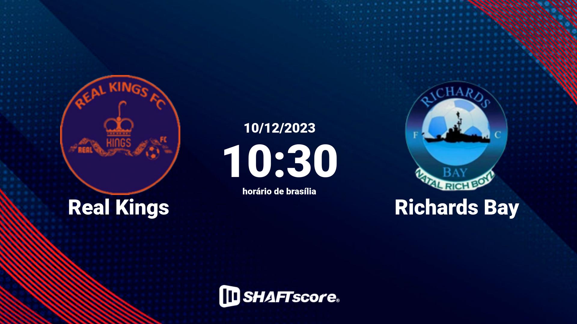 Estatísticas do jogo Real Kings vs Richards Bay 10.12 10:30