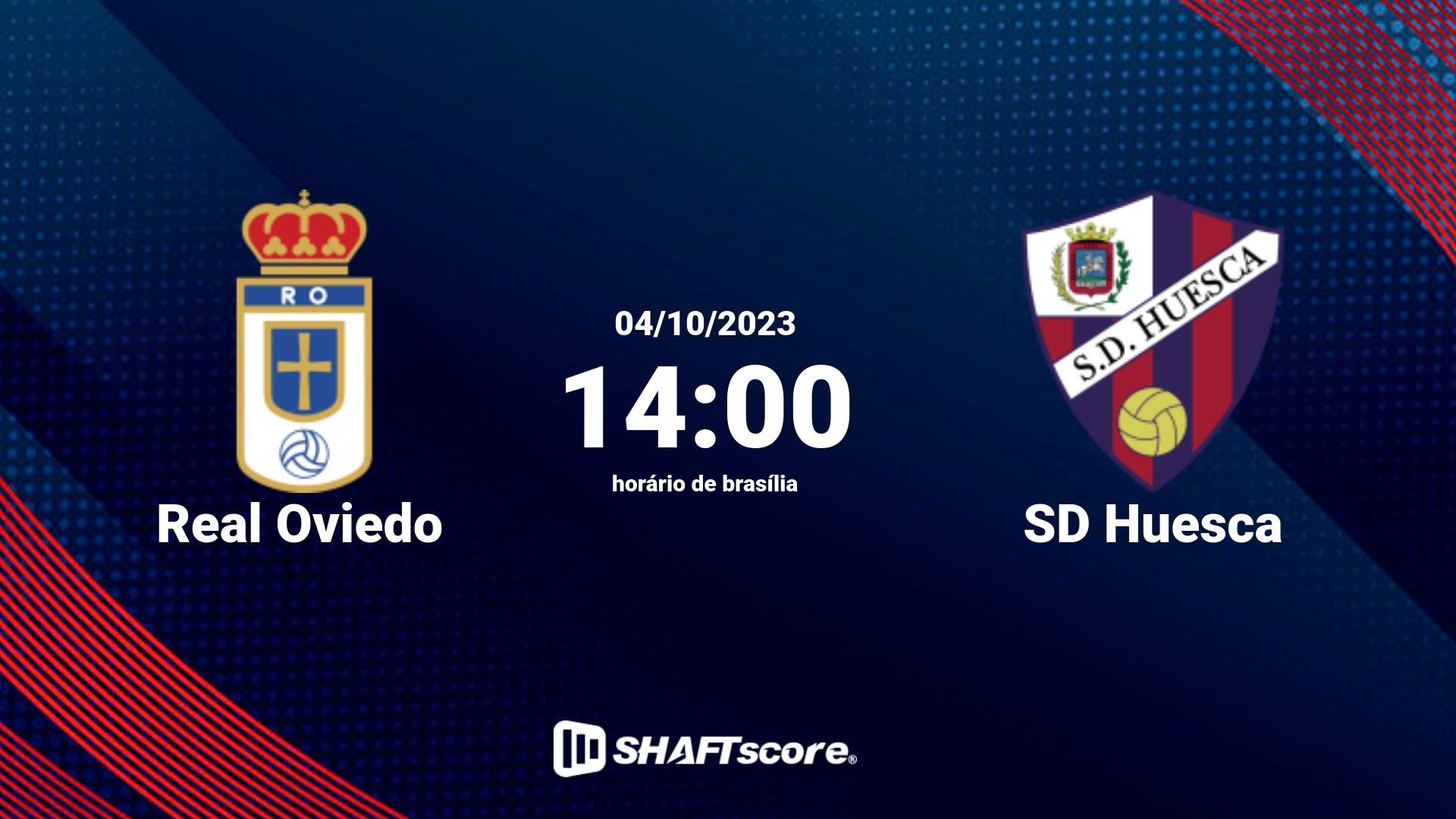 Estatísticas do jogo Real Oviedo vs SD Huesca 04.10 14:00