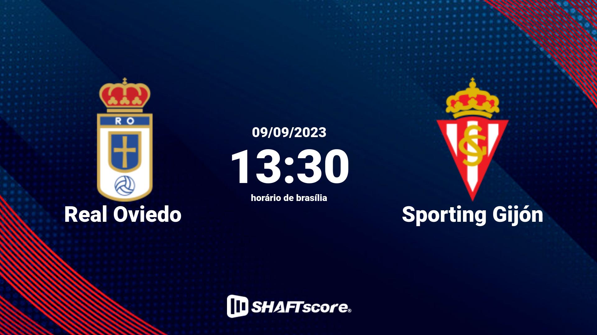 Estatísticas do jogo Real Oviedo vs Sporting Gijón 09.09 13:30