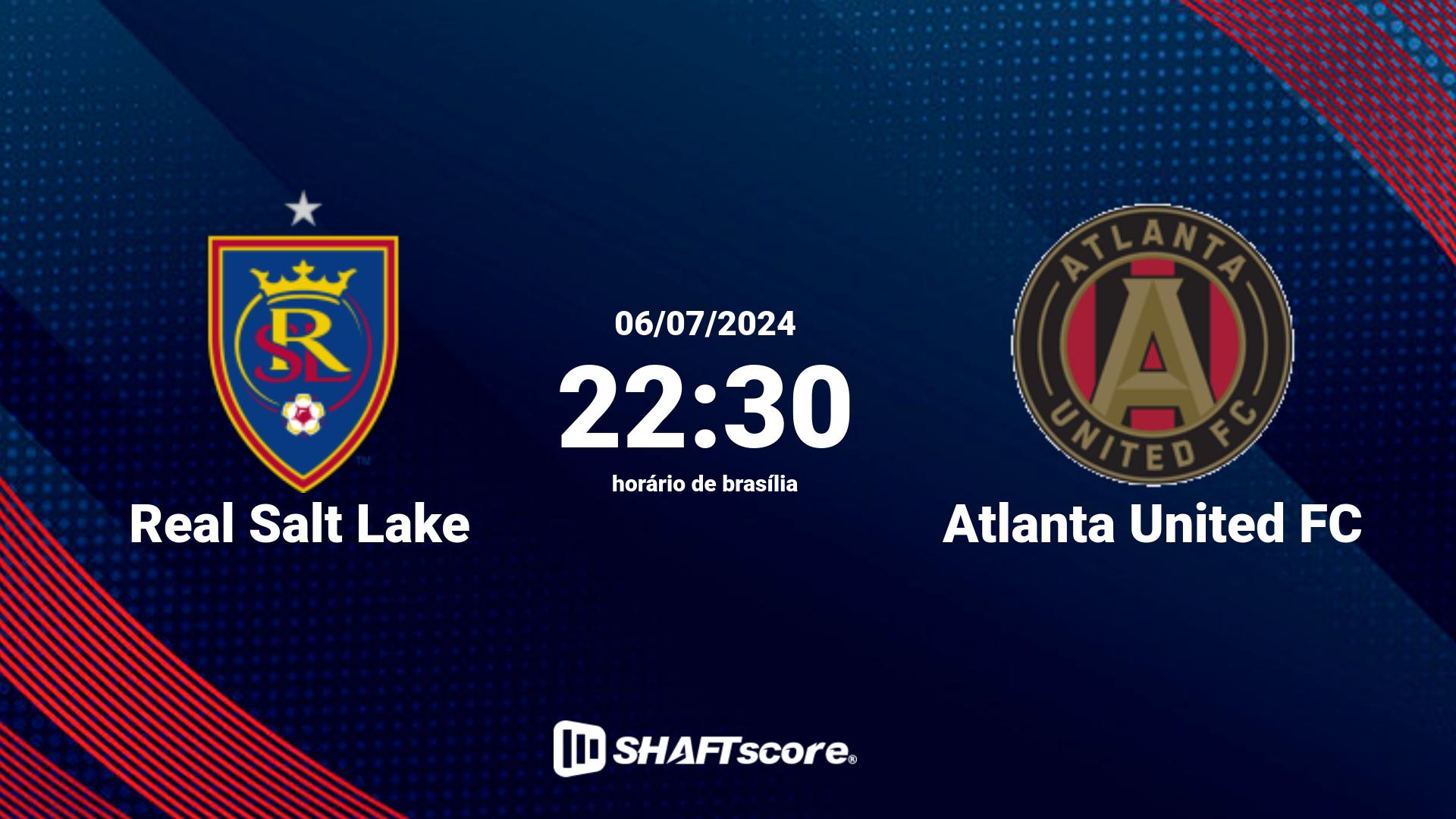 Estatísticas do jogo Real Salt Lake vs Atlanta United FC 06.07 22:30