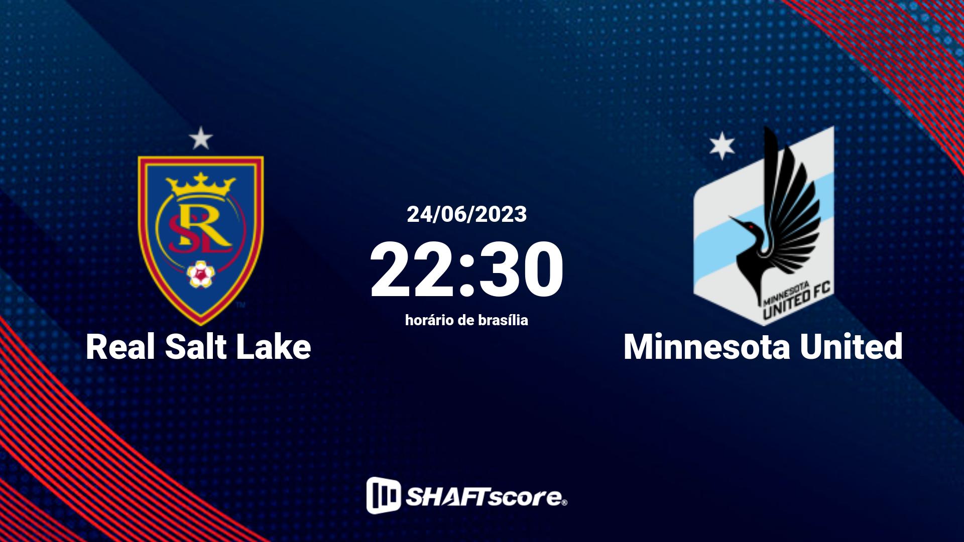 Estatísticas do jogo Real Salt Lake vs Minnesota United 24.06 22:30