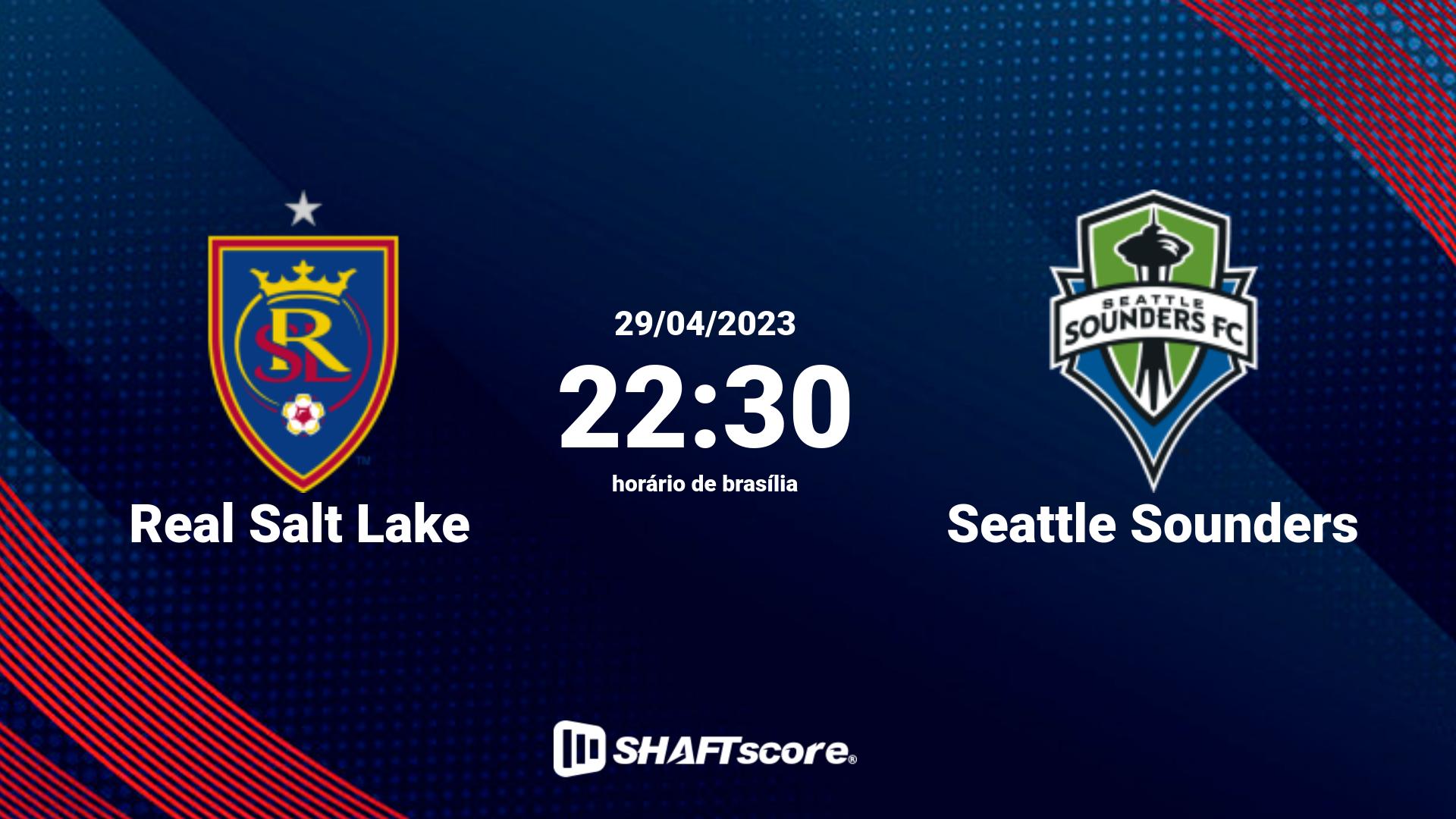 Estatísticas do jogo Real Salt Lake vs Seattle Sounders 29.04 22:30