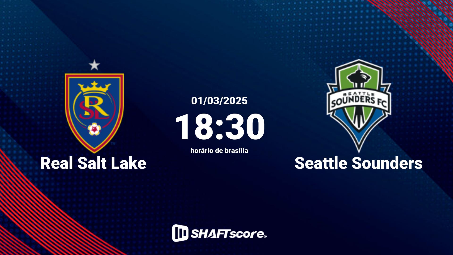 Estatísticas do jogo Real Salt Lake vs Seattle Sounders 01.03 18:30