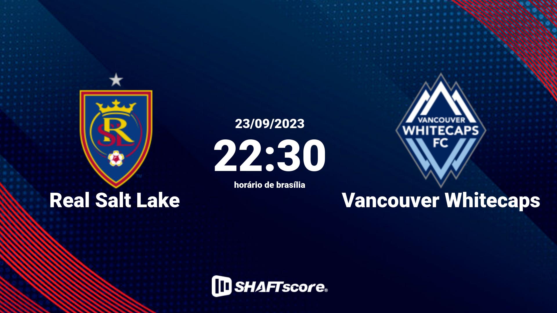 Estatísticas do jogo Real Salt Lake vs Vancouver Whitecaps 23.09 22:30