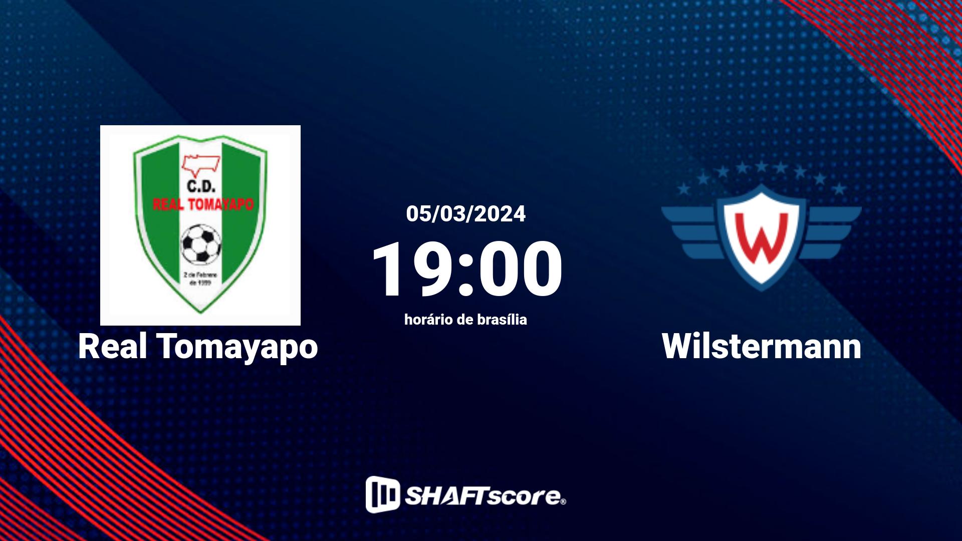 Estatísticas do jogo Real Tomayapo vs Wilstermann 05.03 19:00