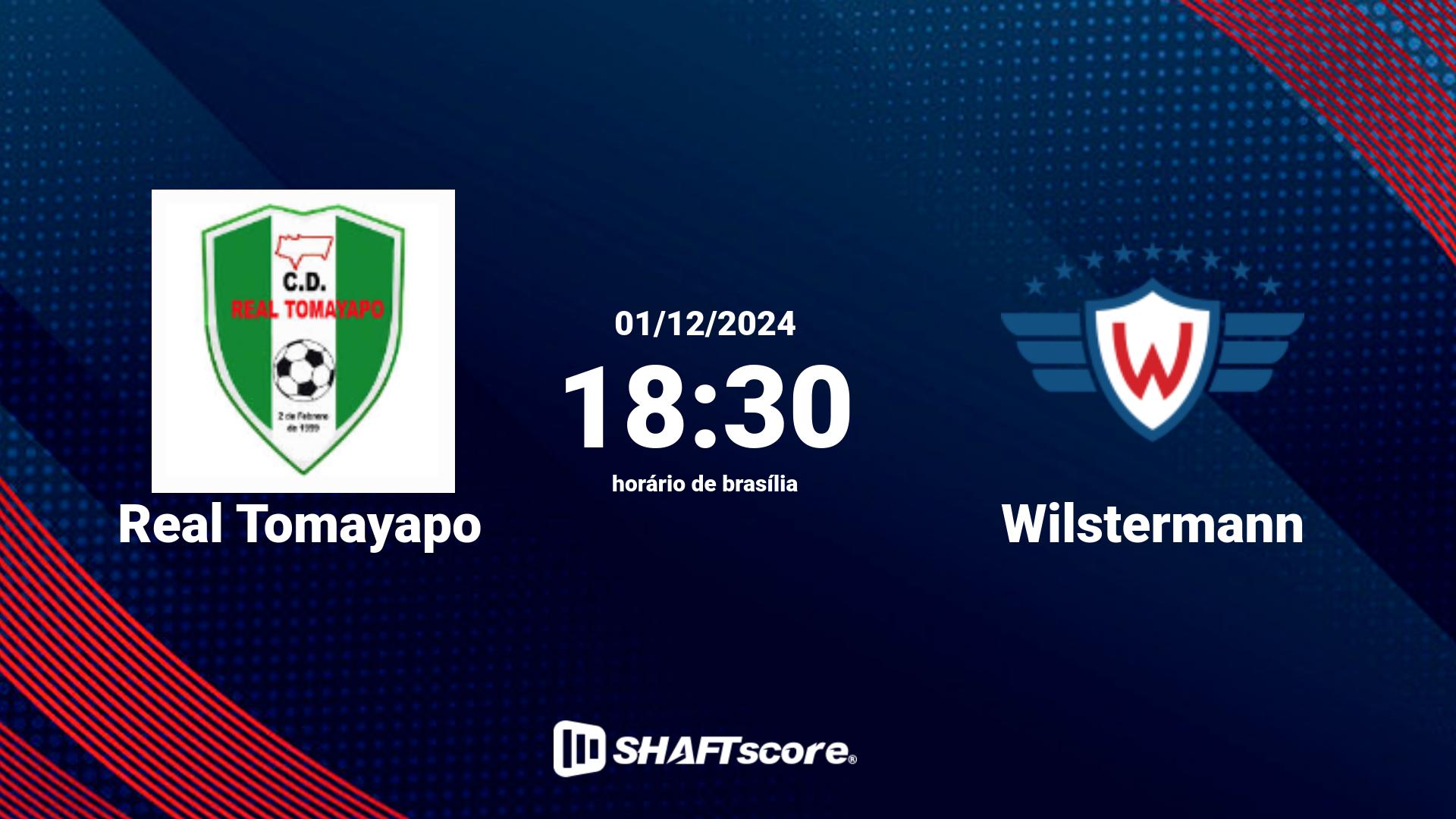 Estatísticas do jogo Real Tomayapo vs Wilstermann 01.12 18:30