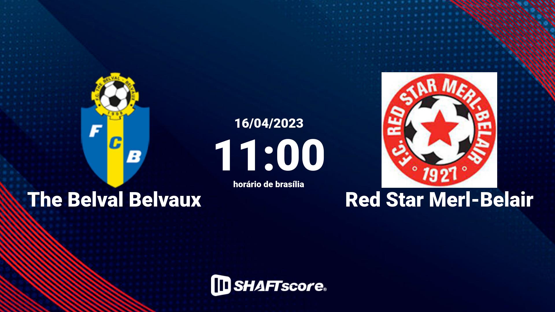 Estatísticas do jogo Red Star Merl-Belair vs The Belval Belvaux 26.05 11:00