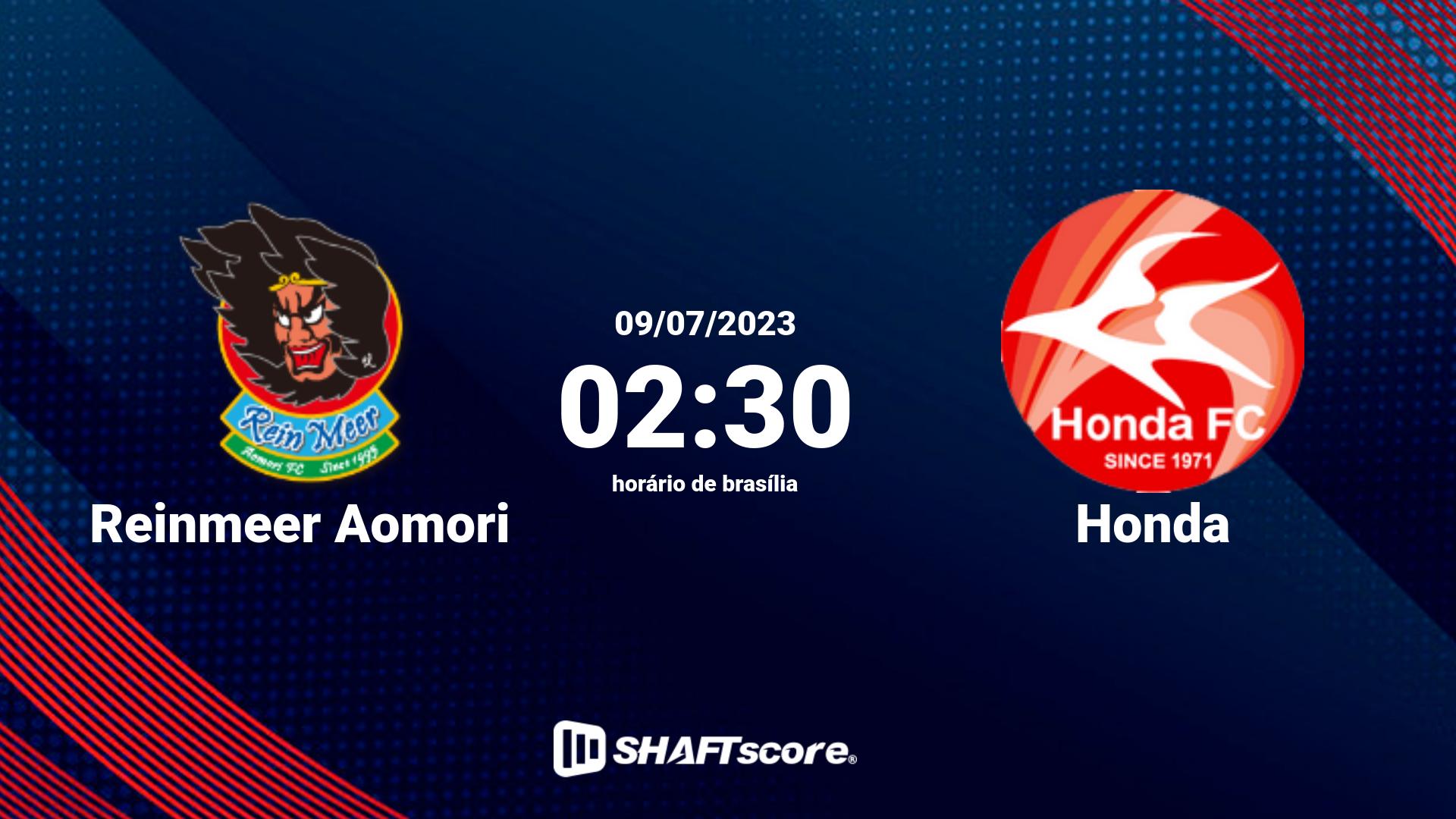 Estatísticas do jogo Reinmeer Aomori vs Honda 09.07 02:30