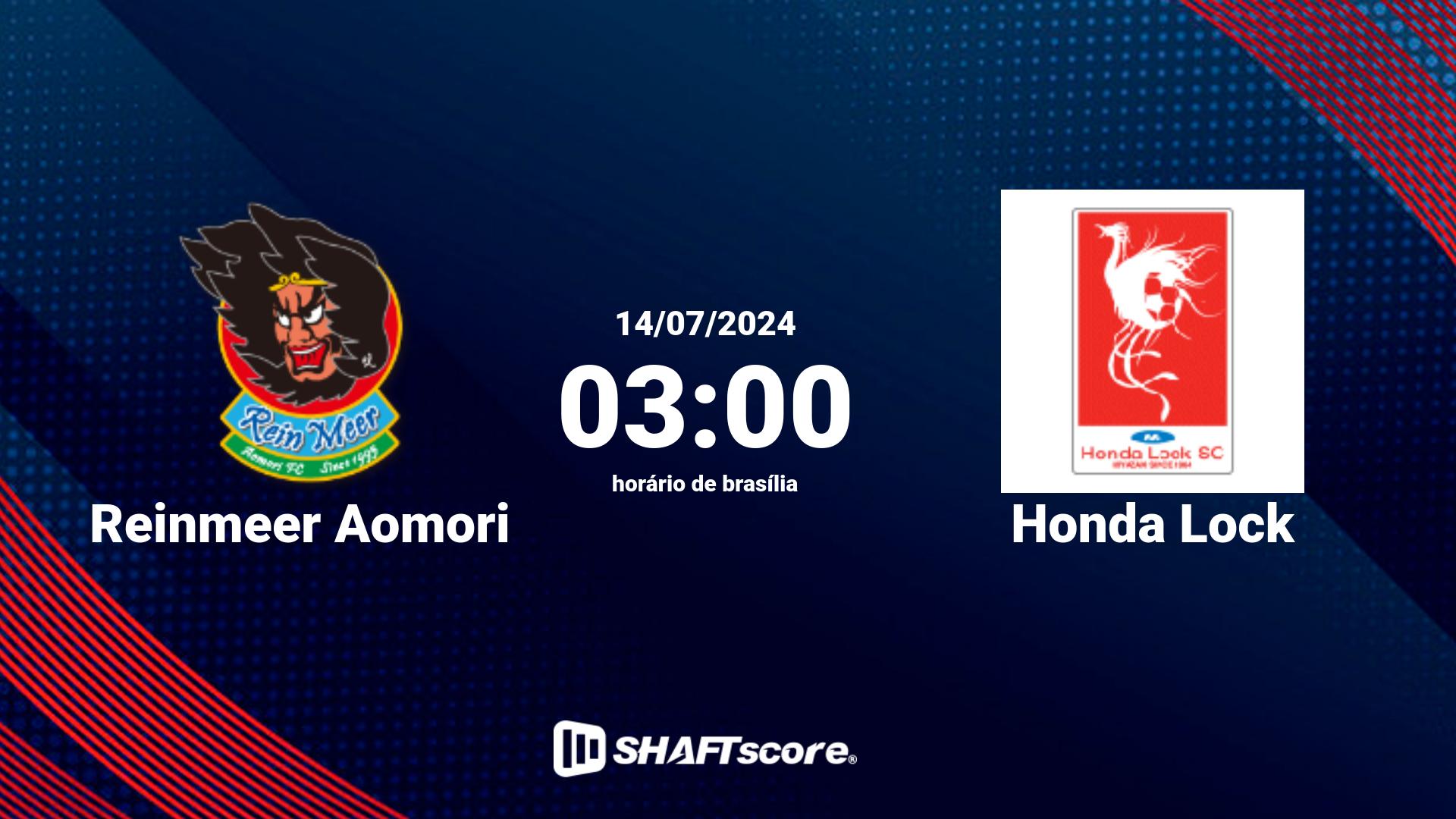 Estatísticas do jogo Reinmeer Aomori vs Honda Lock 14.07 03:00