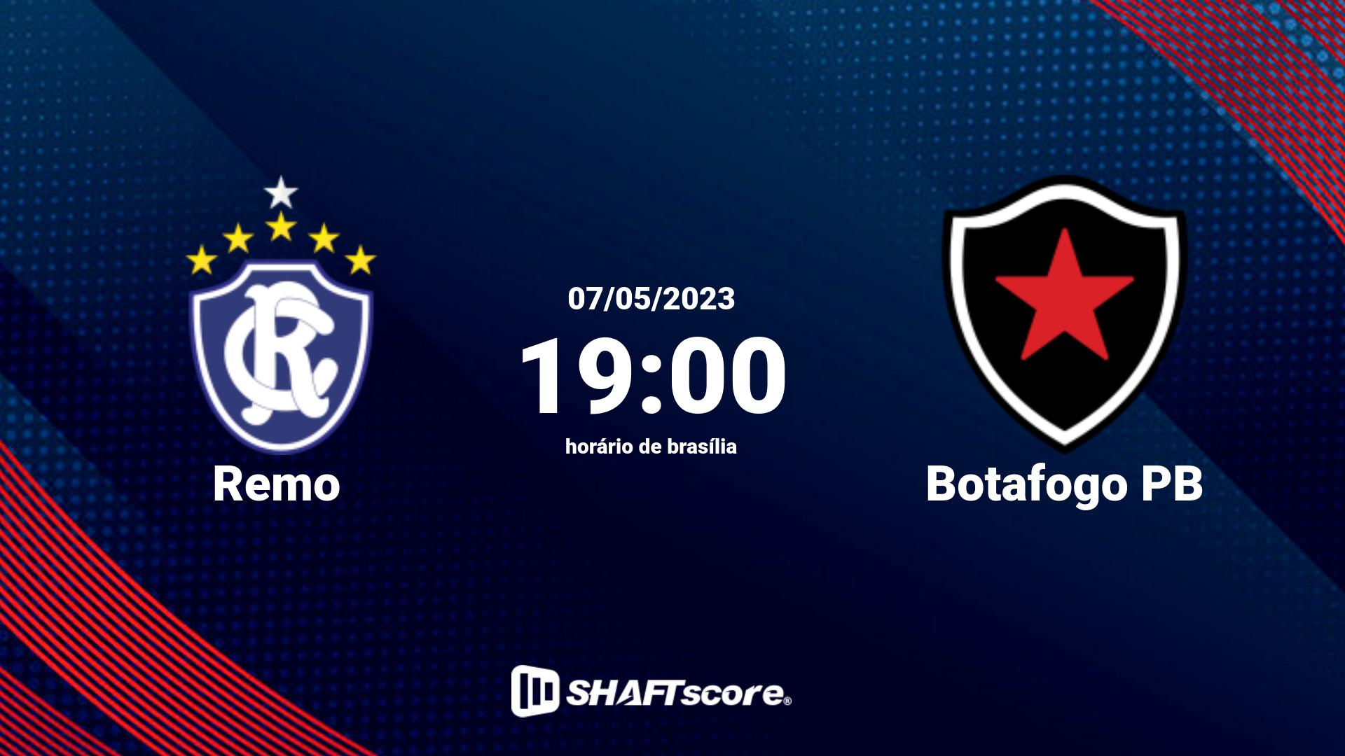 Estatísticas do jogo Remo vs Botafogo PB 07.05 19:00