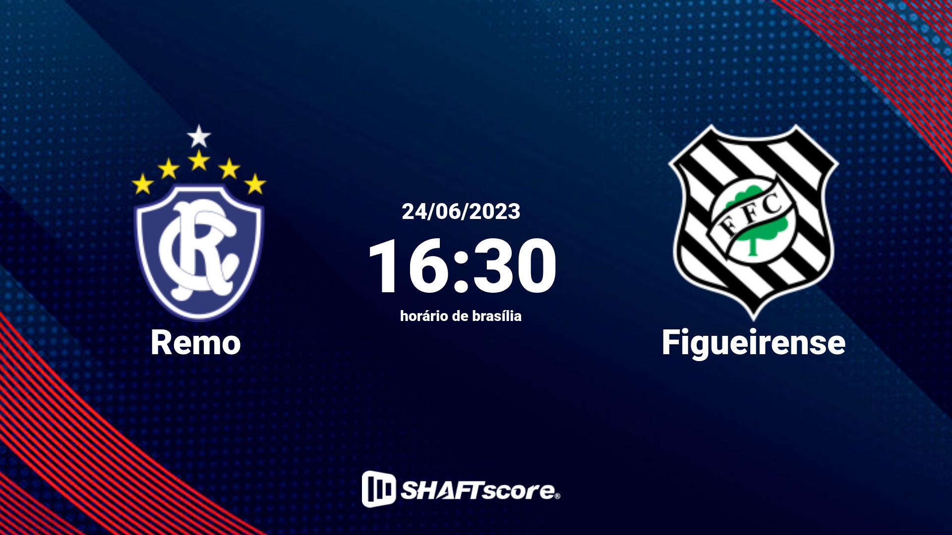 Estatísticas do jogo Remo vs Figueirense 24.06 16:30