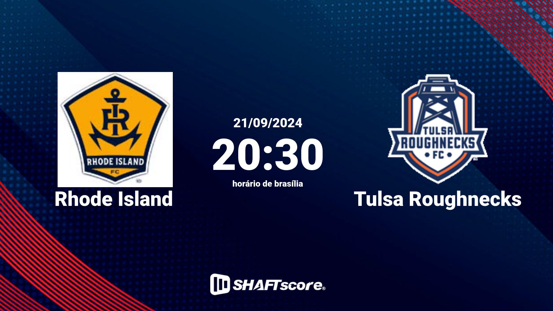 Estatísticas do jogo Rhode Island vs Tulsa Roughnecks 21.09 20:30