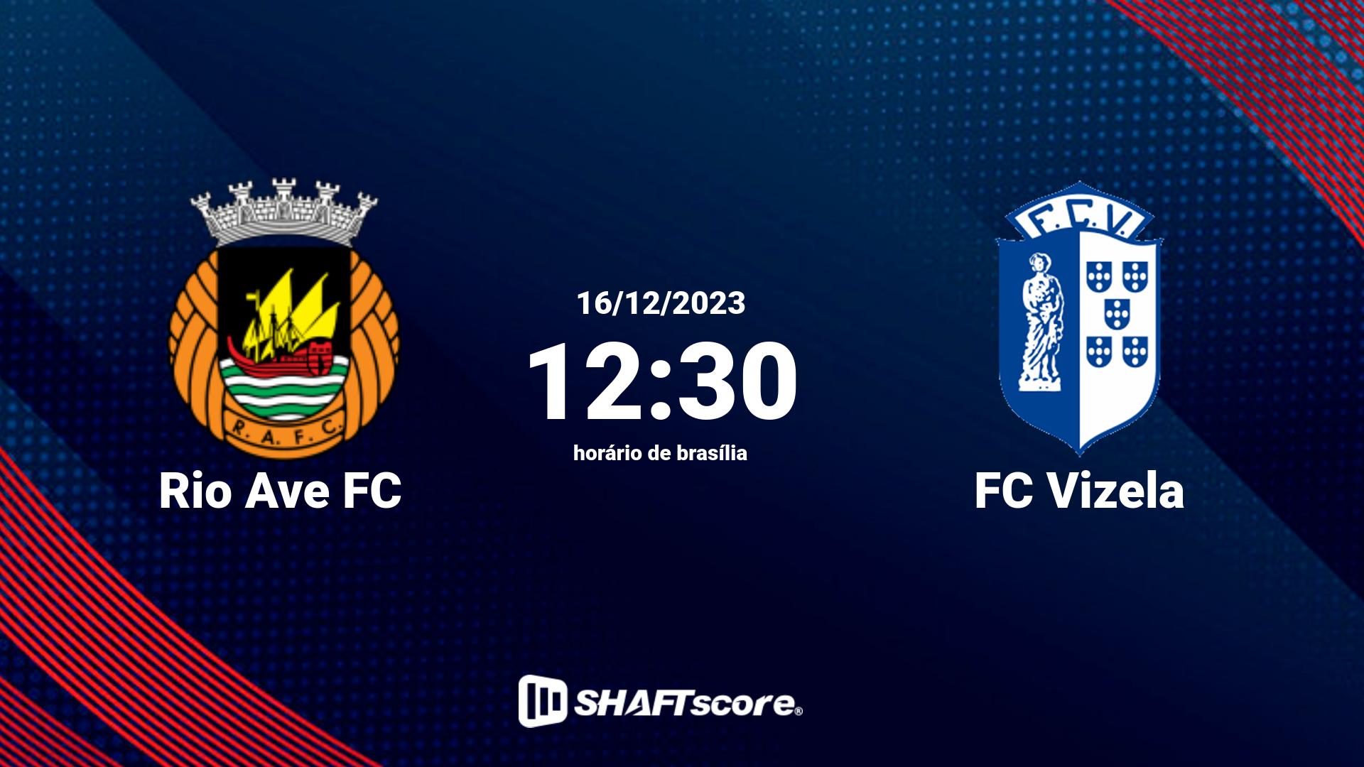 Estatísticas do jogo Rio Ave FC vs FC Vizela 16.12 12:30