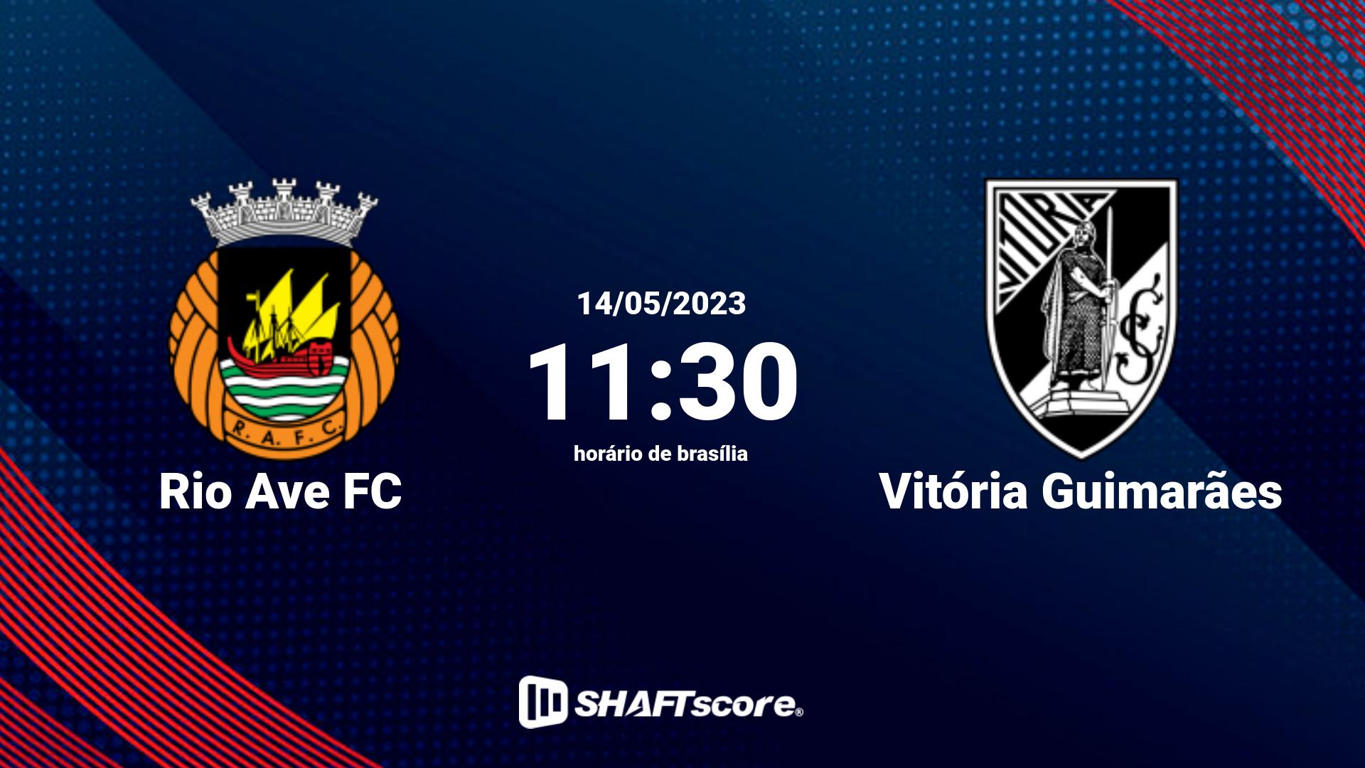 Estatísticas do jogo Rio Ave FC vs Vitória Guimarães 14.05 11:30