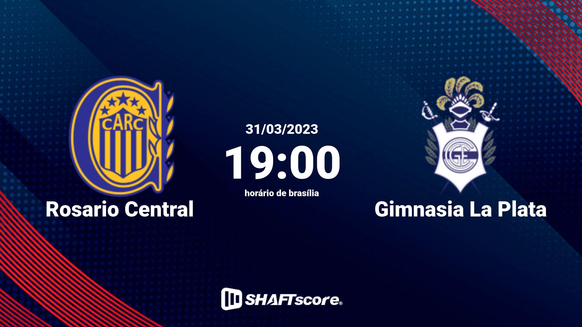 Estatísticas do jogo Rosario Central vs Gimnasia La Plata 31.03 19:00