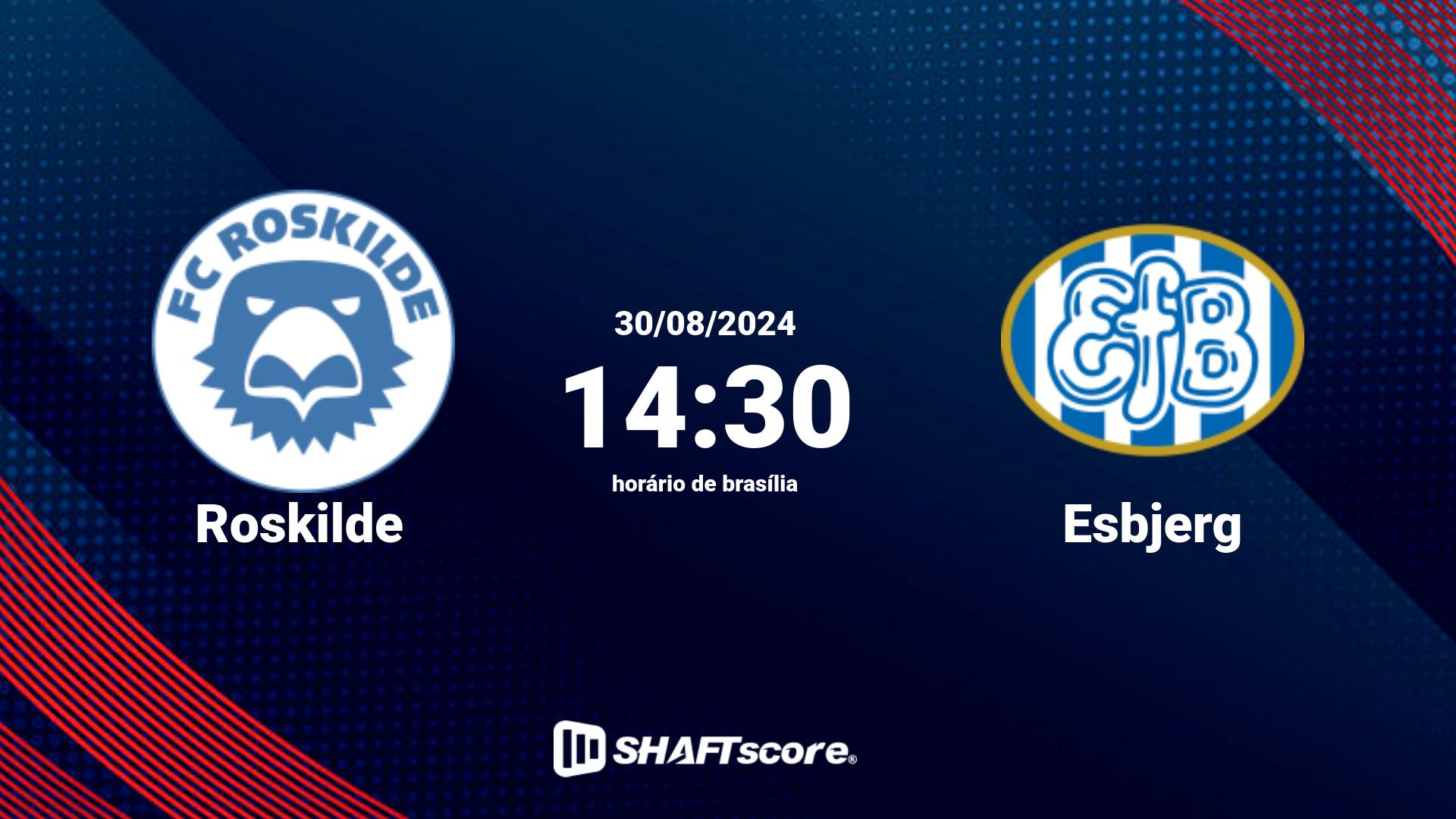 Estatísticas do jogo Roskilde vs Esbjerg 30.08 14:30