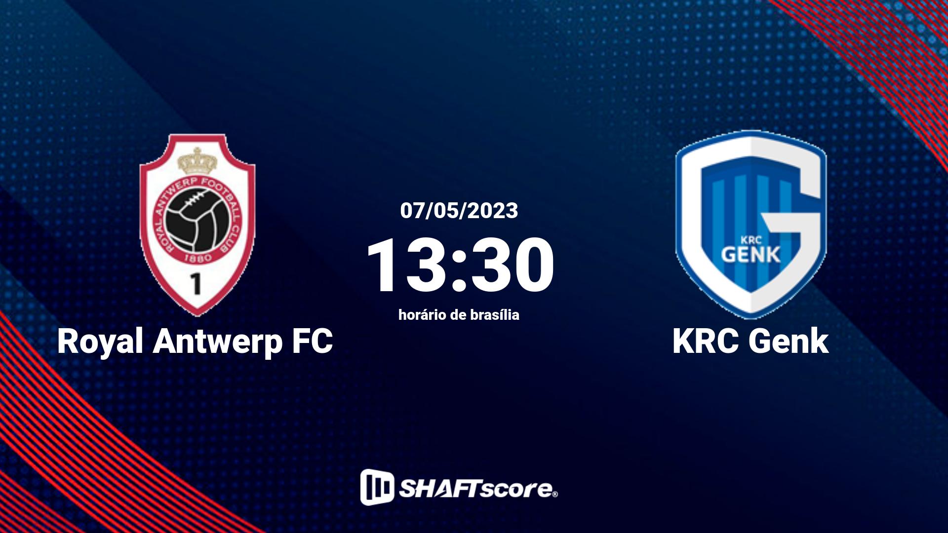 Estatísticas do jogo Royal Antwerp FC vs KRC Genk 07.05 13:30