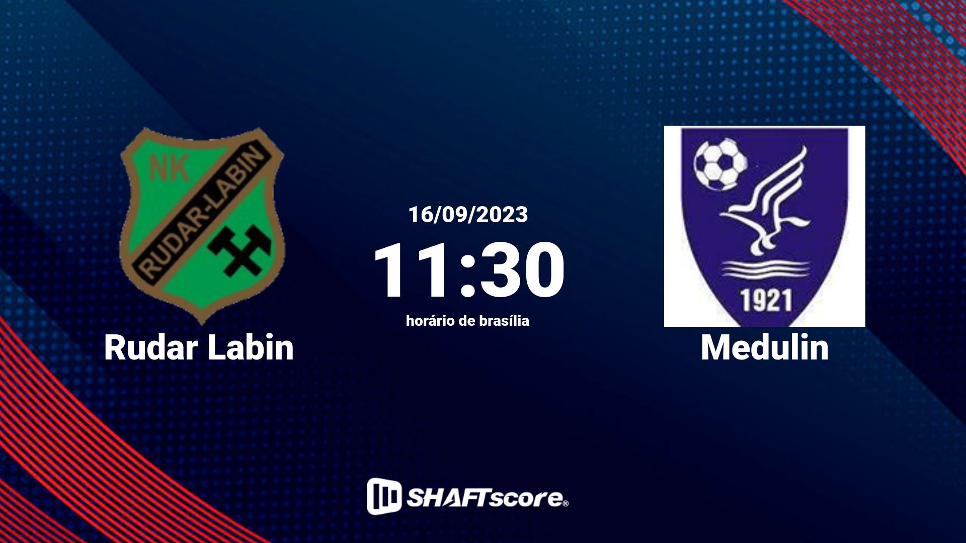 Estatísticas do jogo Rudar Labin vs Medulin 16.09 11:30