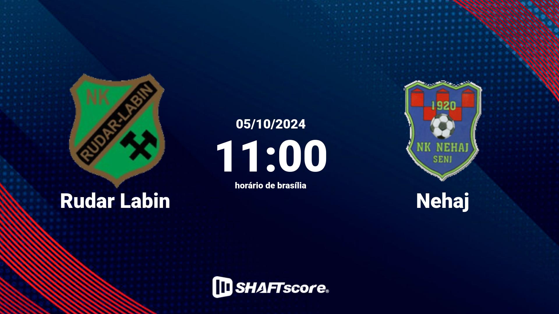 Estatísticas do jogo Rudar Labin vs Nehaj 05.10 11:00