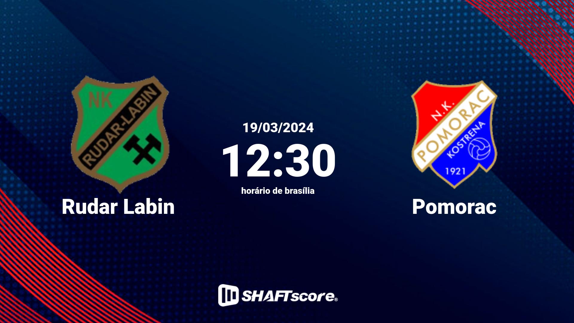 Estatísticas do jogo Rudar Labin vs Pomorac 19.03 12:30