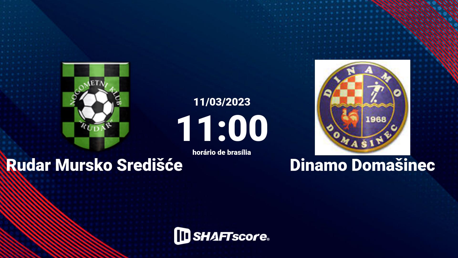 Estatísticas do jogo Rudar Mursko Središće vs Dinamo Domašinec 11.03 11:00