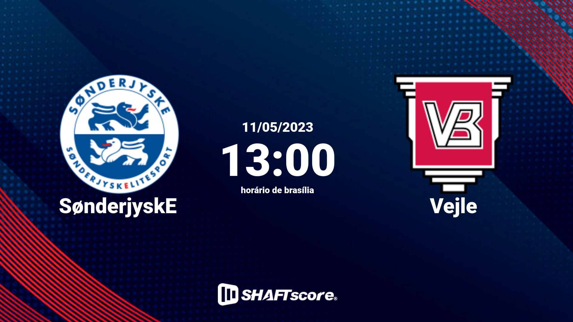 Estatísticas do jogo SønderjyskE vs Vejle 11.05 13:00