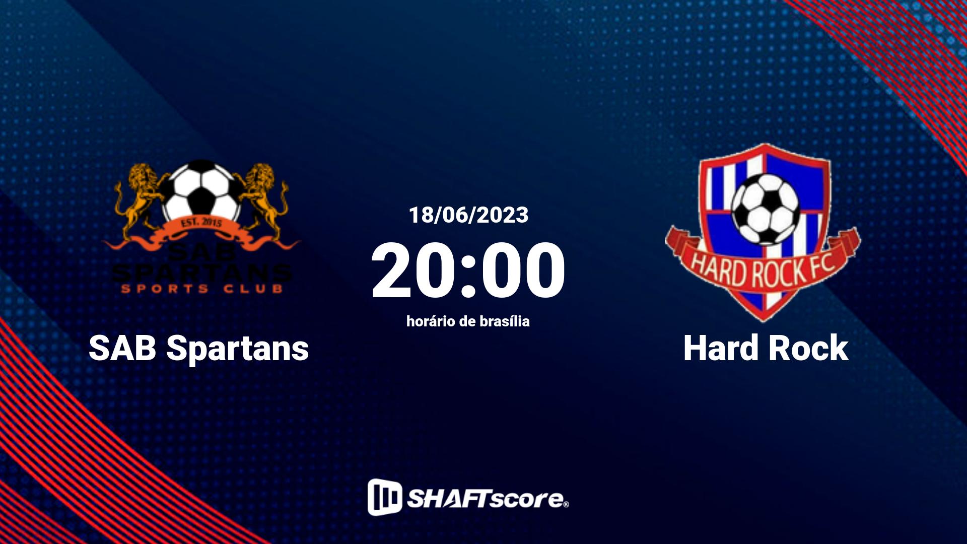 Estatísticas do jogo SAB Spartans vs Hard Rock 18.06 20:00