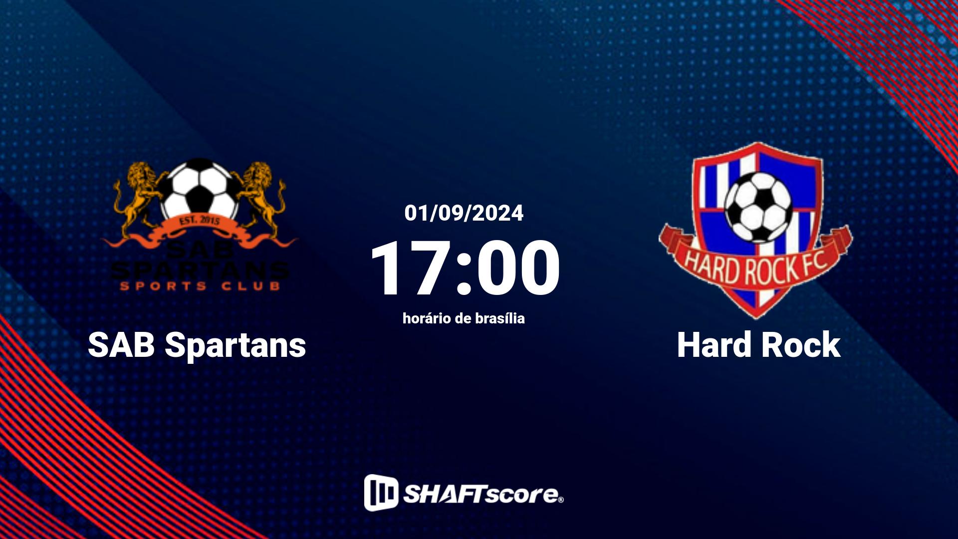 Estatísticas do jogo SAB Spartans vs Hard Rock 01.09 17:00