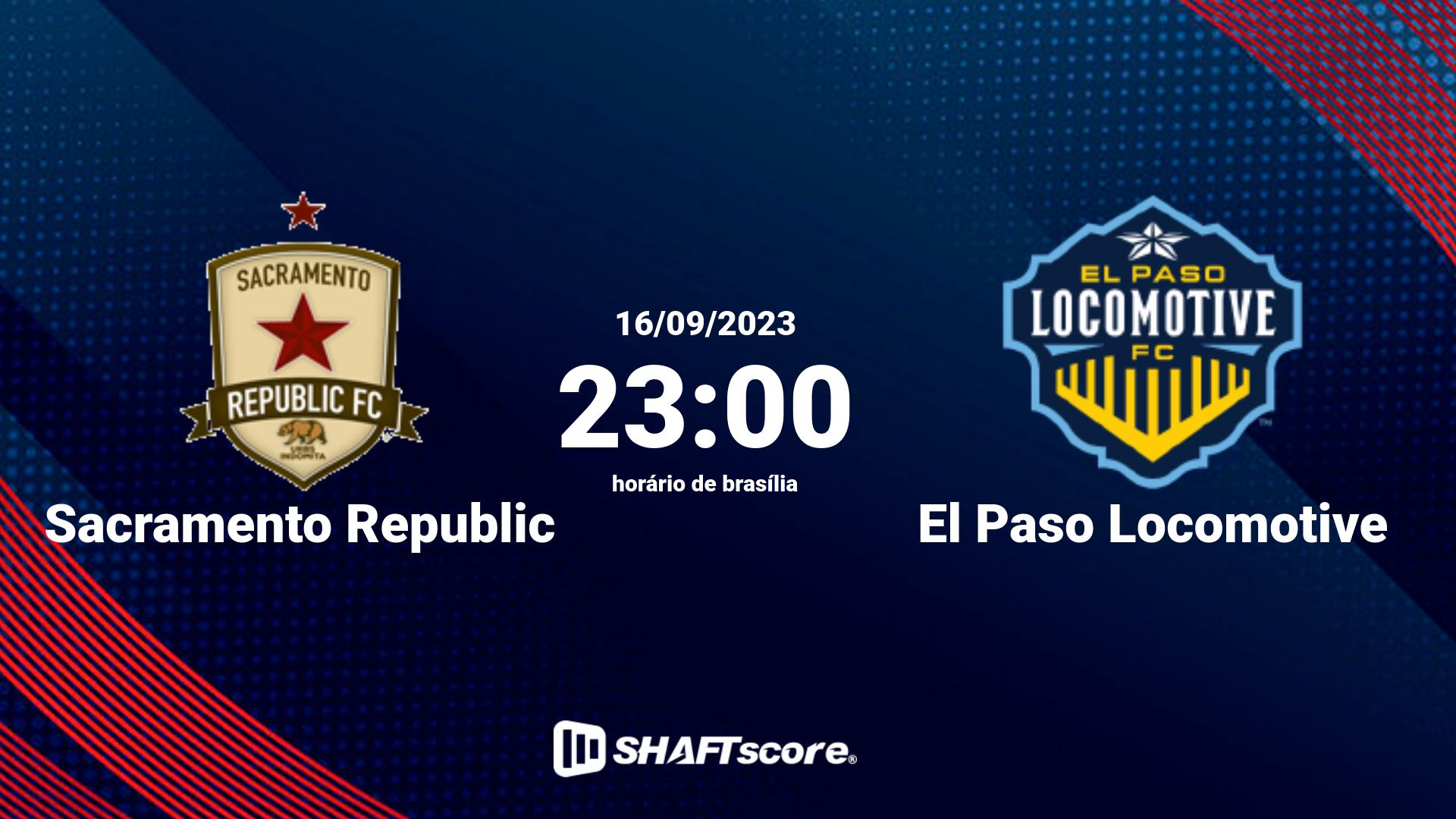 Estatísticas do jogo Sacramento Republic vs El Paso Locomotive 16.09 23:00