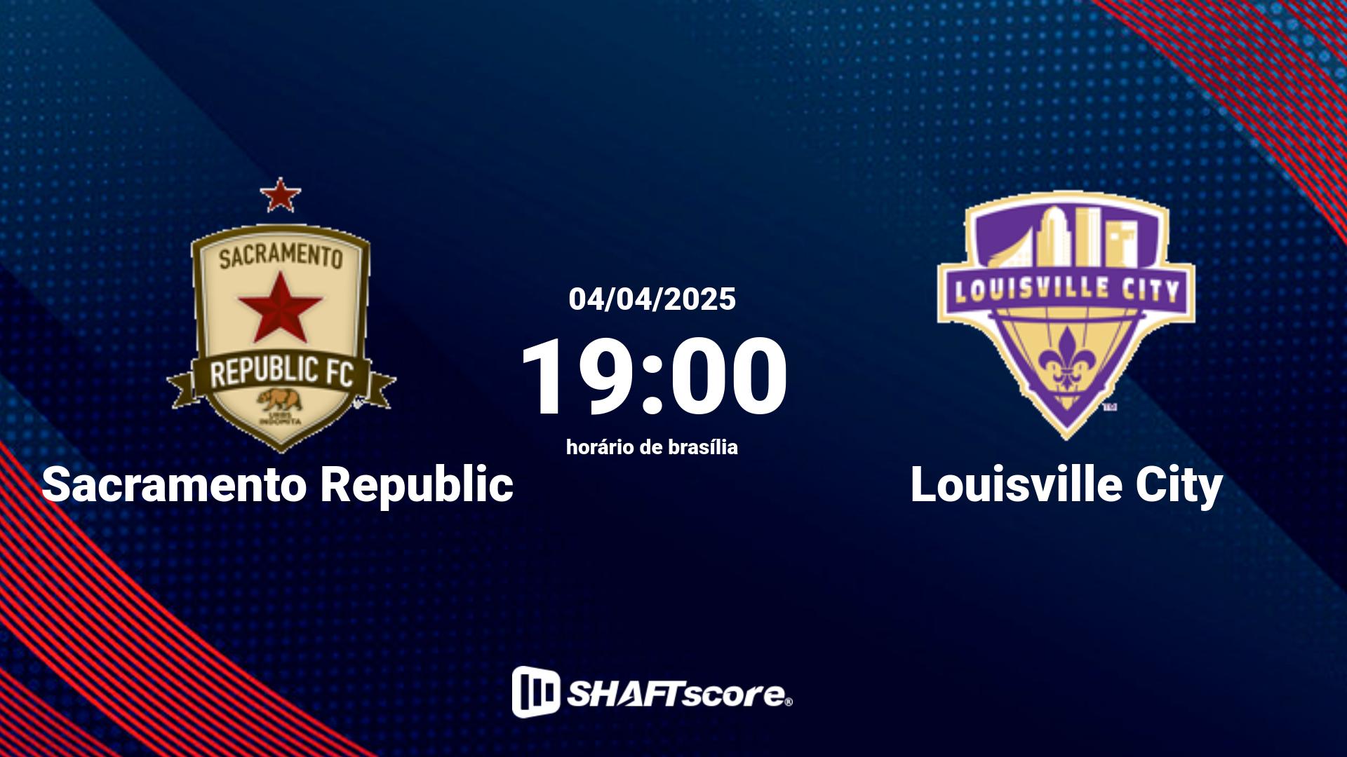 Estatísticas do jogo Sacramento Republic vs Louisville City 04.04 19:00