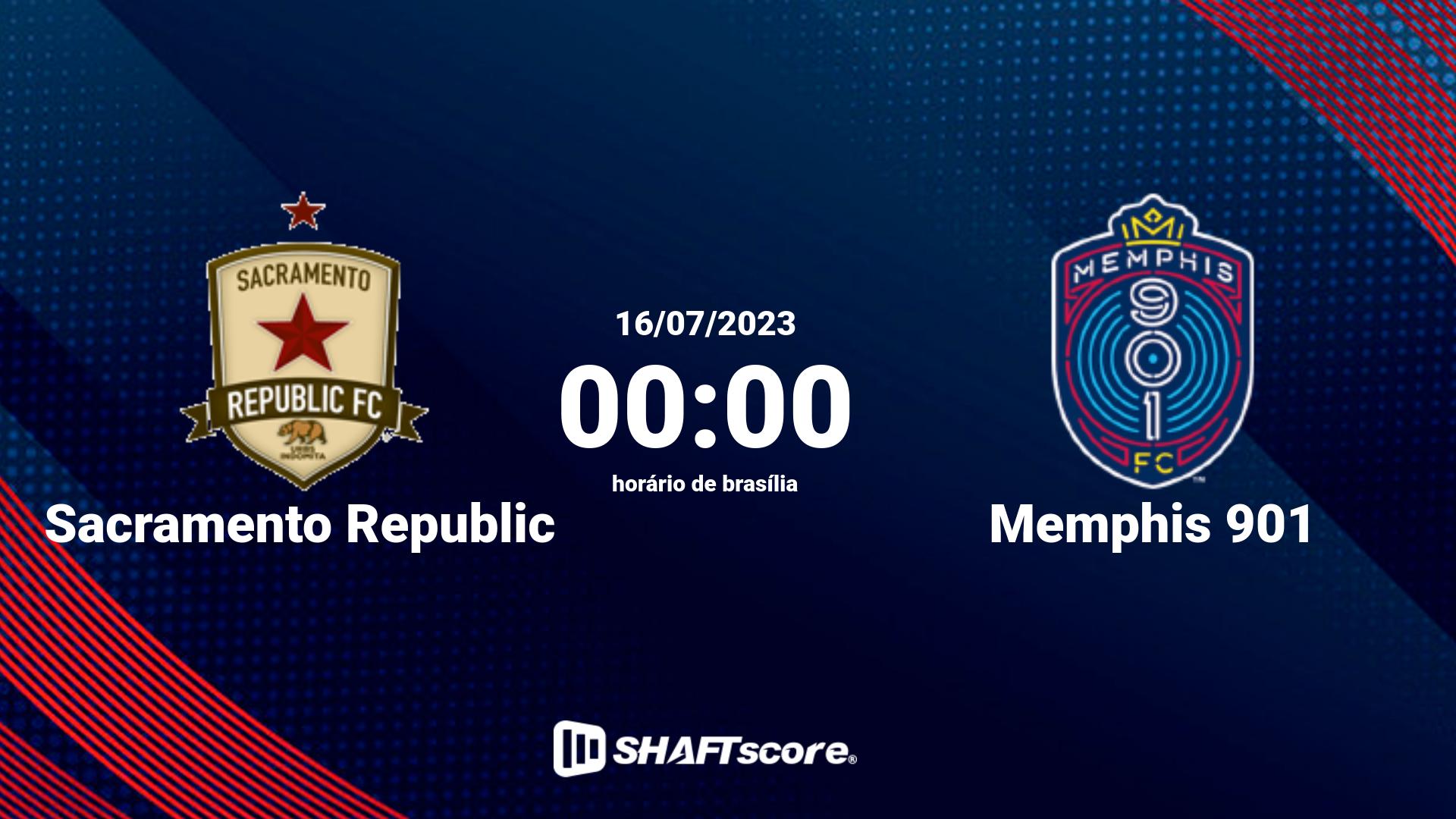 Estatísticas do jogo Sacramento Republic vs Memphis 901 16.07 00:00