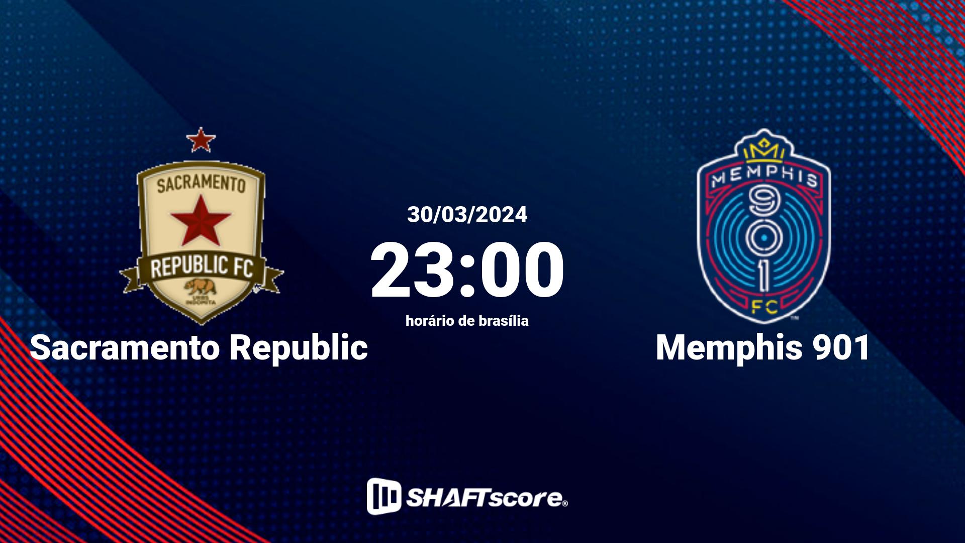 Estatísticas do jogo Sacramento Republic vs Memphis 901 30.03 23:00