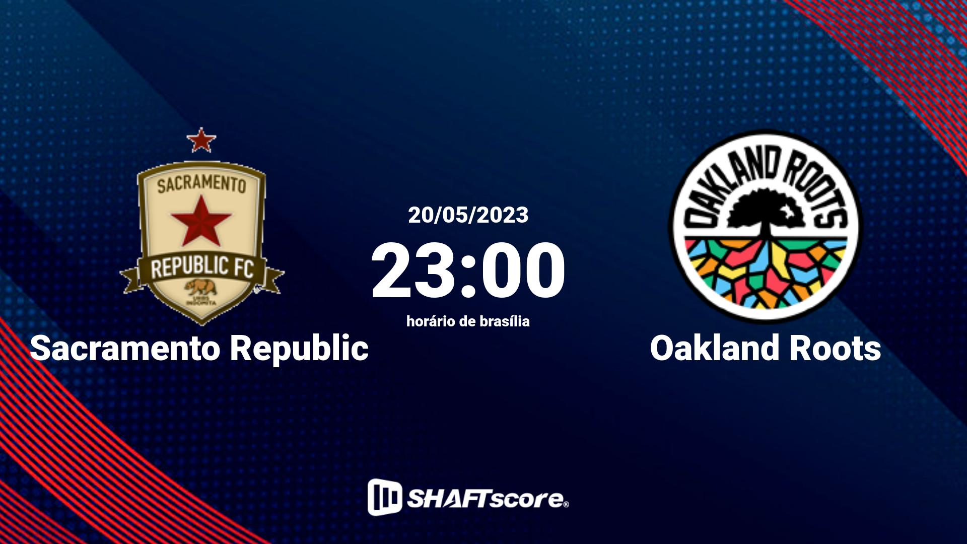 Estatísticas do jogo Sacramento Republic vs Oakland Roots 20.05 23:00