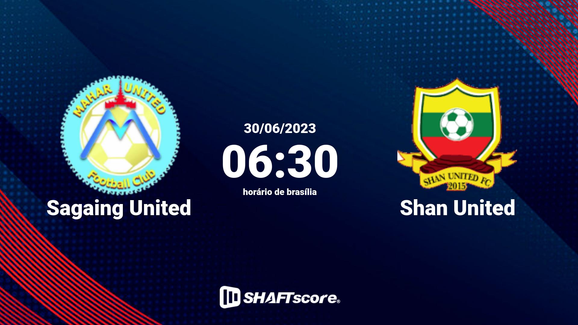 Estatísticas do jogo Sagaing United vs Shan United 30.06 06:30