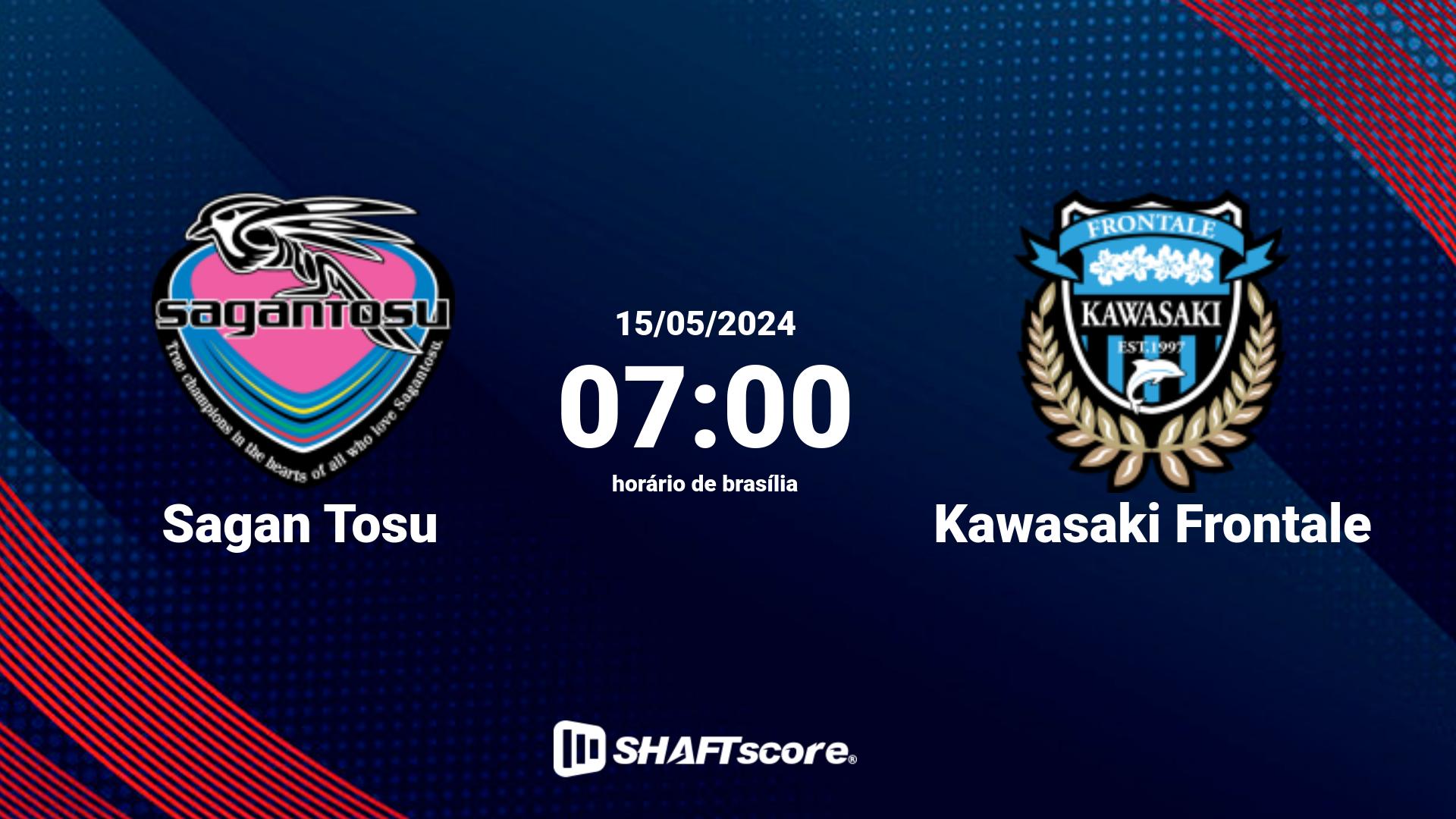 Estatísticas do jogo Sagan Tosu vs Kawasaki Frontale 15.05 07:00