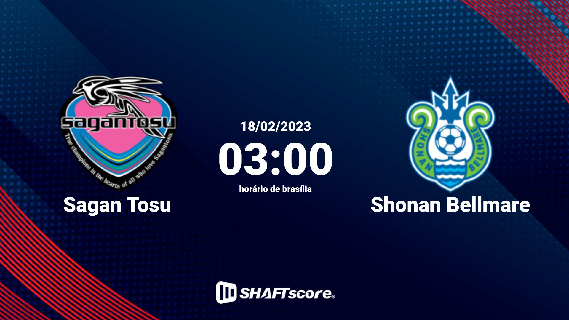 Estatísticas do jogo Sagan Tosu vs Shonan Bellmare 18.02 03:00