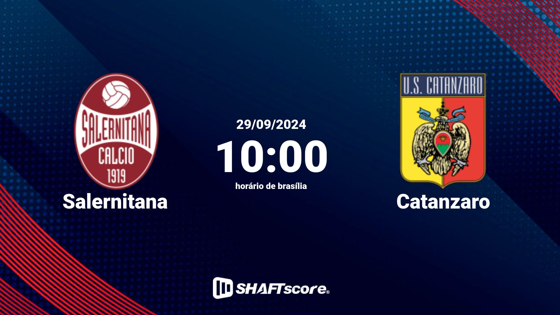 Estatísticas do jogo Salernitana vs Catanzaro 29.09 10:00