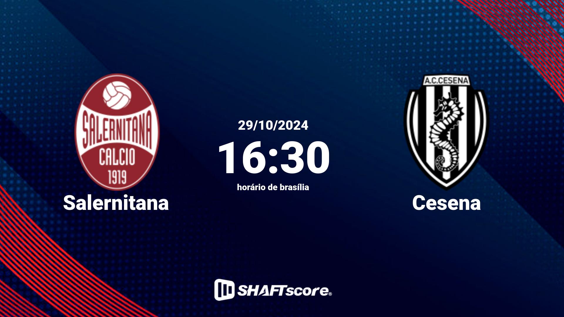 Estatísticas do jogo Salernitana vs Cesena 29.10 16:30