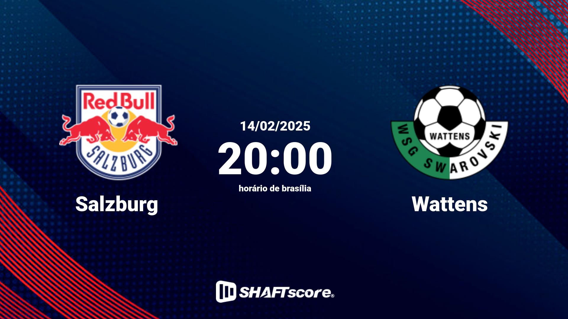 Estatísticas do jogo Salzburg vs Wattens 14.02 20:00