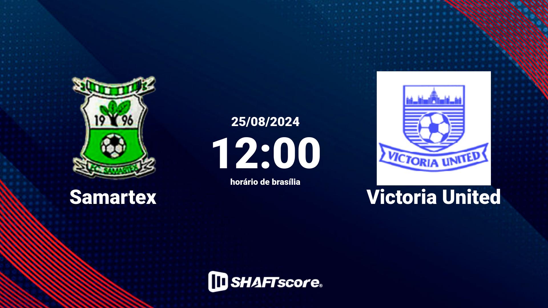 Estatísticas do jogo Samartex vs Victoria United 25.08 12:00