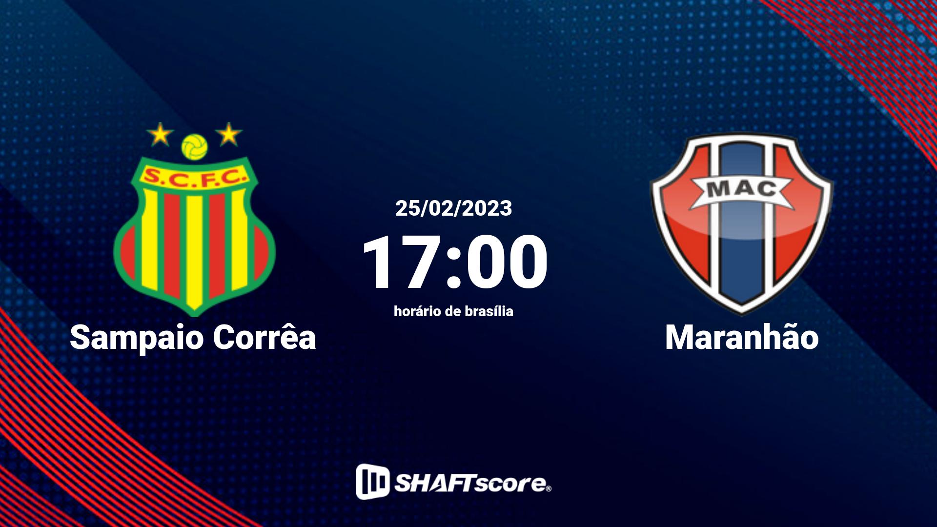 Estatísticas do jogo Sampaio Corrêa vs Maranhão 25.02 17:00