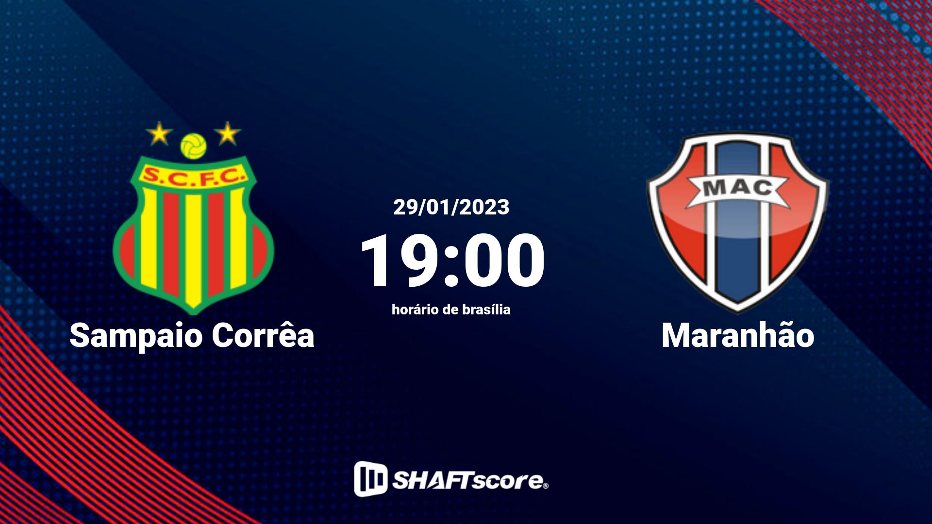 Estatísticas do jogo Sampaio Corrêa vs Maranhão 29.01 19:00