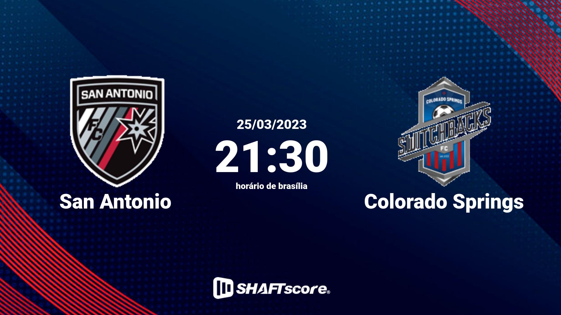 Estatísticas do jogo San Antonio vs Colorado Springs 25.03 21:30