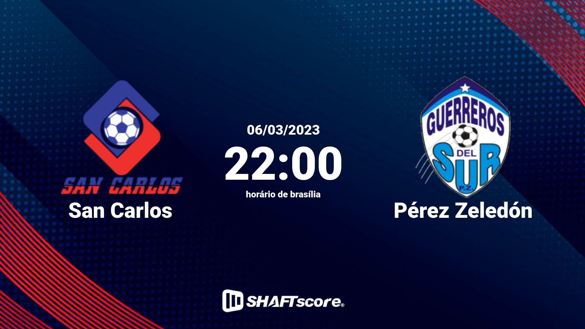 Estatísticas do jogo San Carlos vs Pérez Zeledón 06.03 22:00