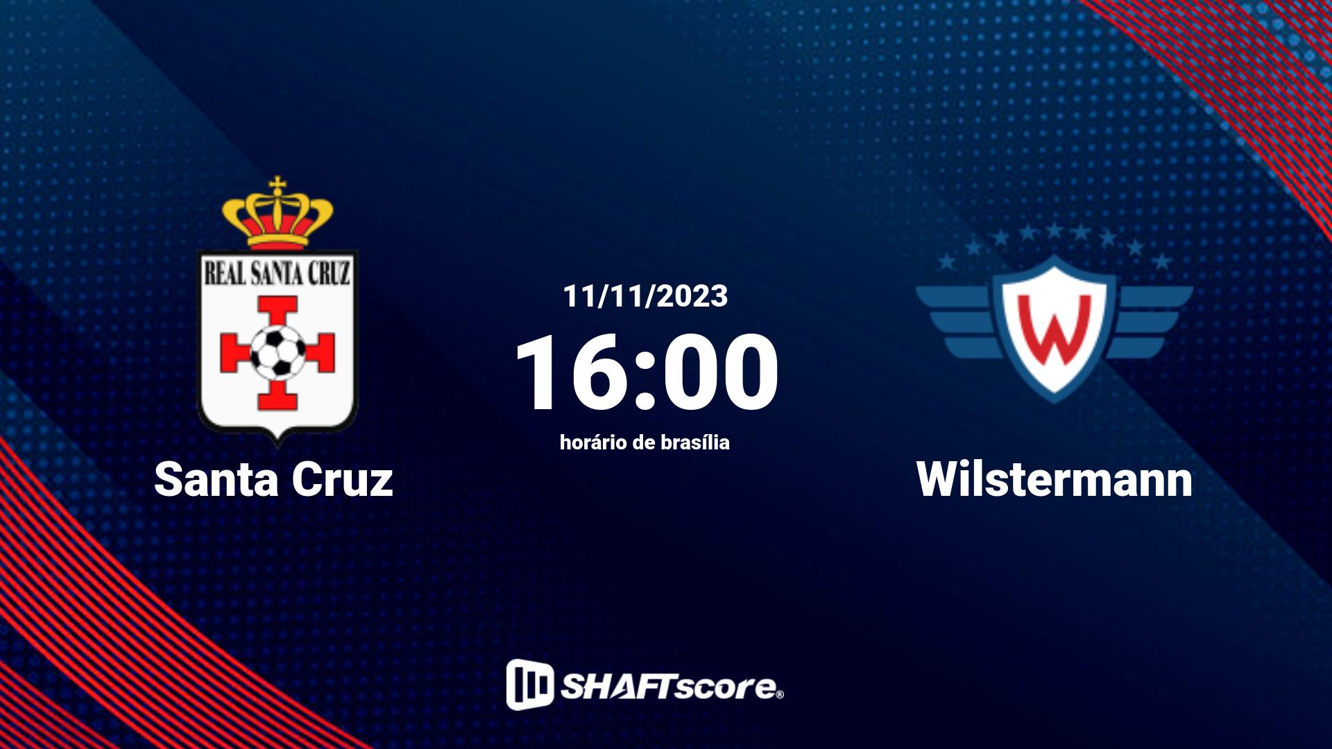 Estatísticas do jogo Santa Cruz vs Wilstermann 11.11 16:00