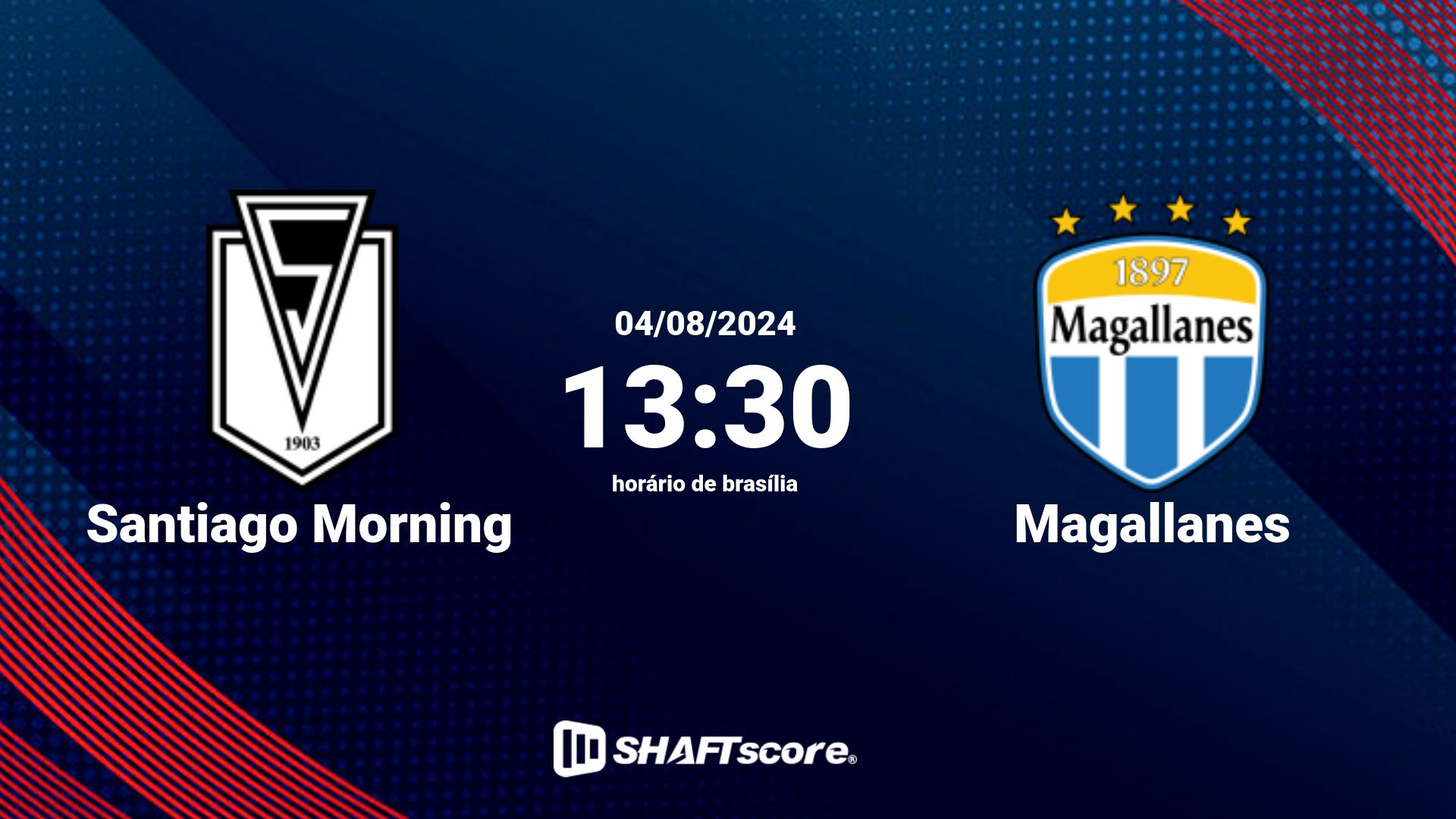 Estatísticas do jogo Santiago Morning vs Magallanes 04.08 13:30