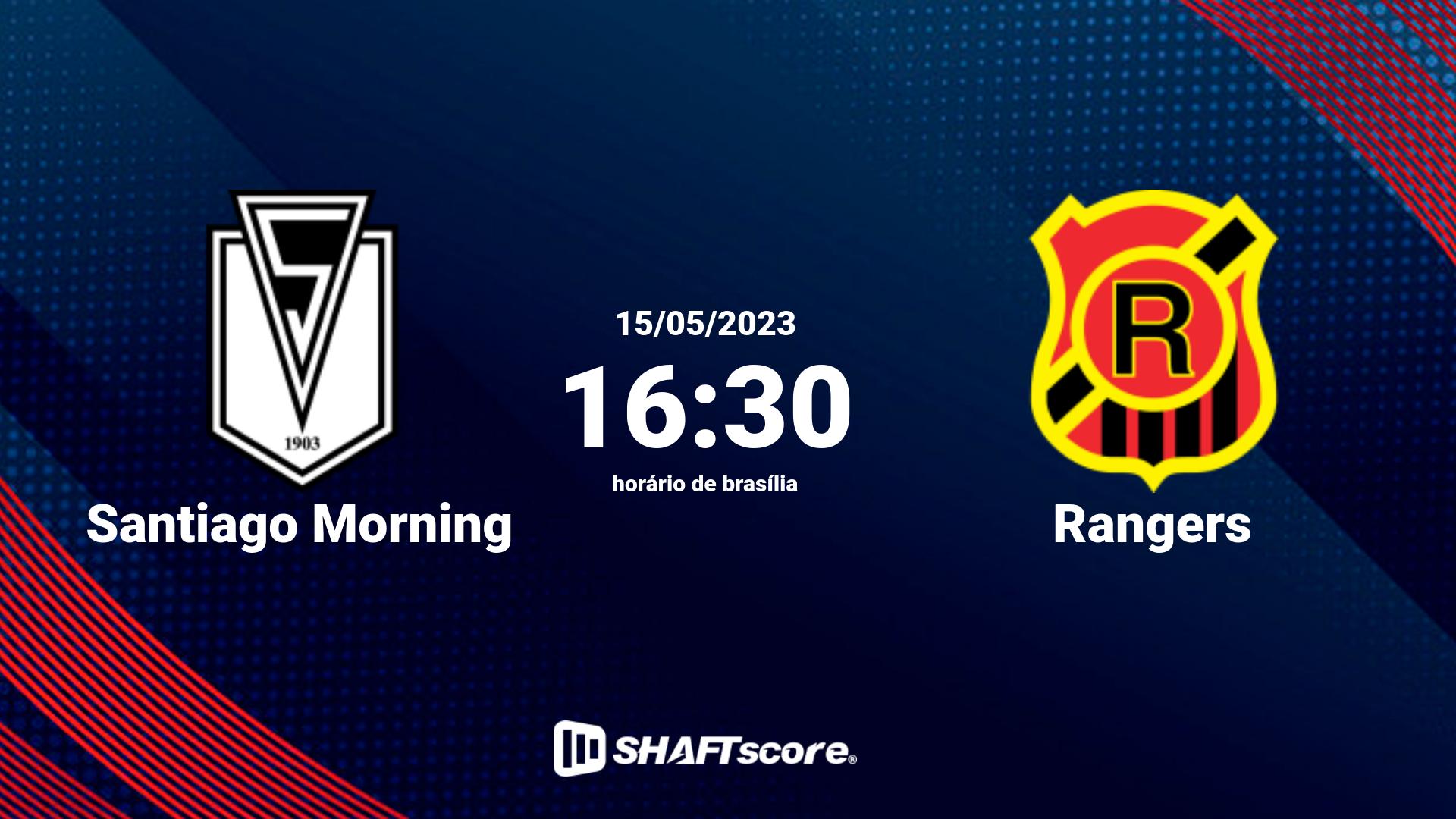 Estatísticas do jogo Santiago Morning vs Rangers 15.05 16:30