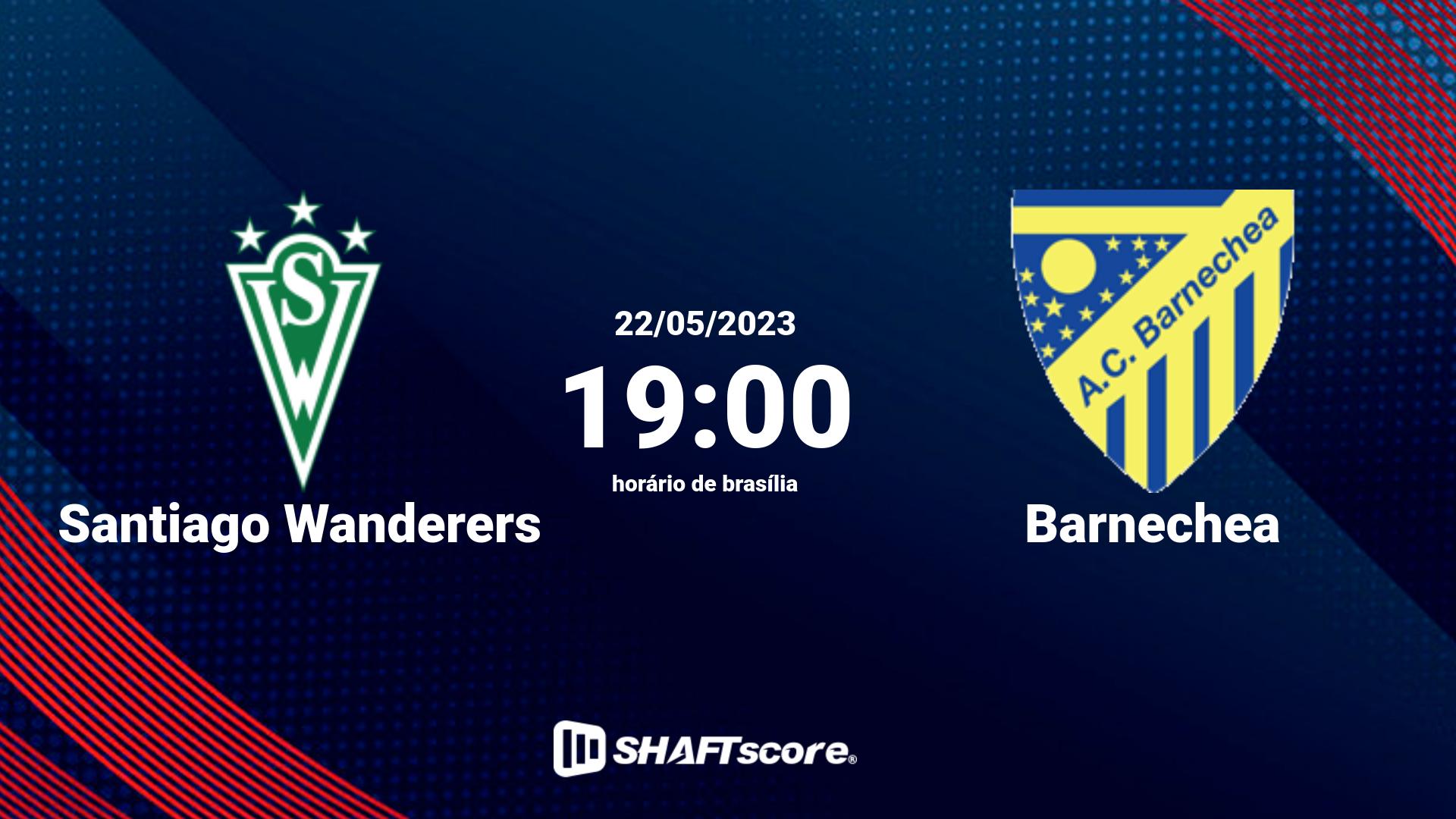 Estatísticas do jogo Santiago Wanderers vs Barnechea 22.05 19:00