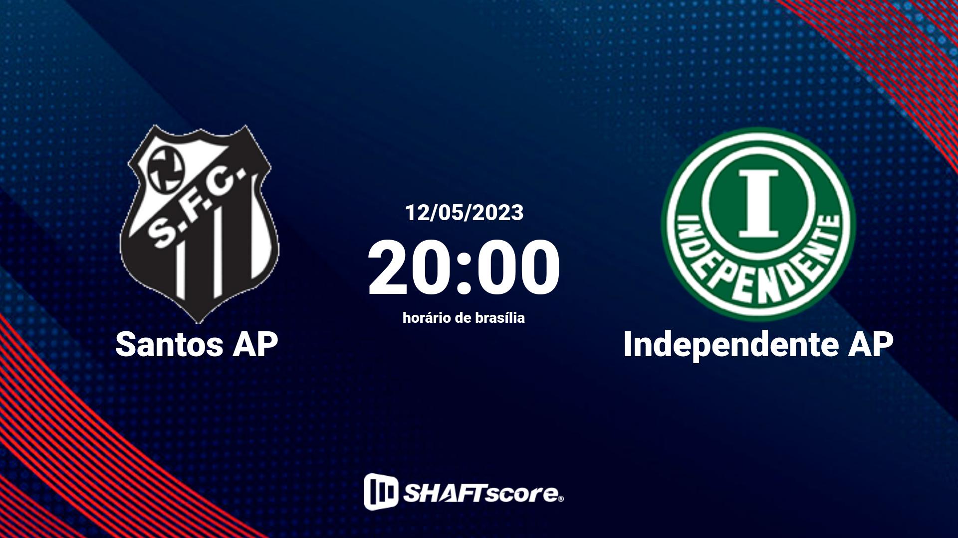 Estatísticas do jogo Santos AP vs Independente AP 12.05 20:00